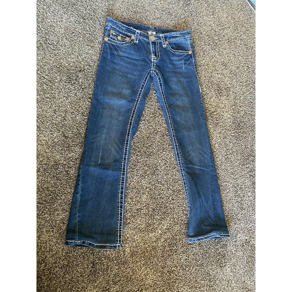 True Religion Joey Super T Jeans Womens 30 Blue Denim,authentic. World Tour